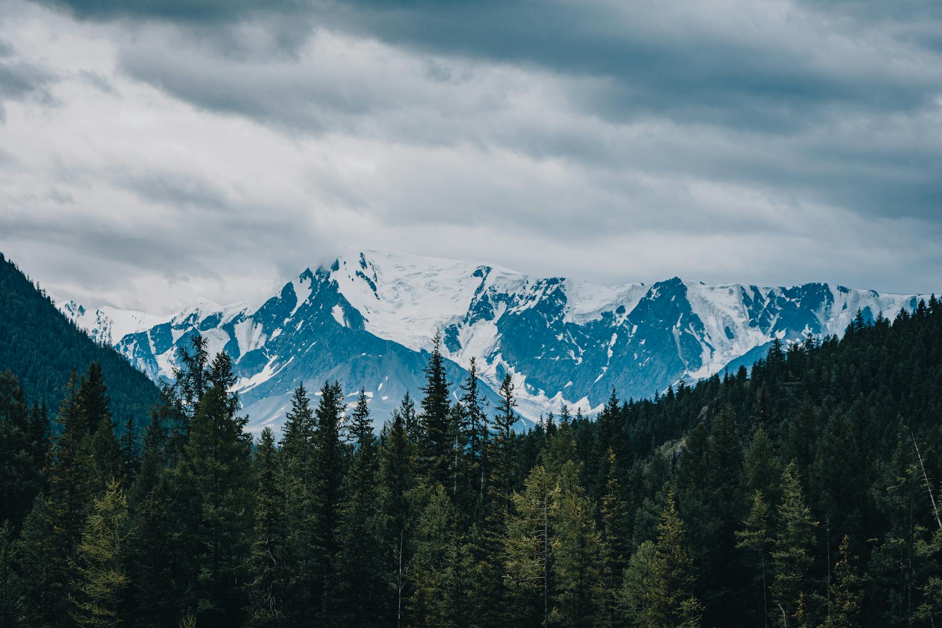 śnieżny szlak na Nosal z widokiem na ośnieżone tatrzańskie szczyty